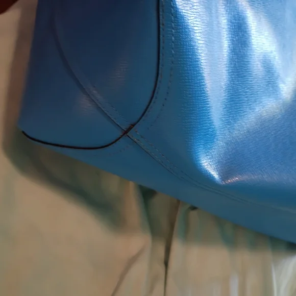 Coach Reversible Tote Vibrant BlueTo Soft Black&Gray NWOT Perfect 2in1 Bag - Picture 6 of 16